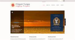 Desktop Screenshot of chogyamtrungpa.com